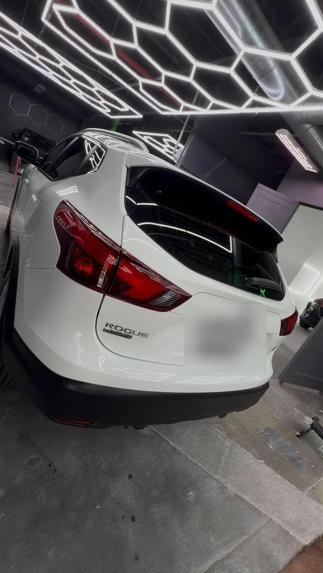 Nissan Rogue repaired rear